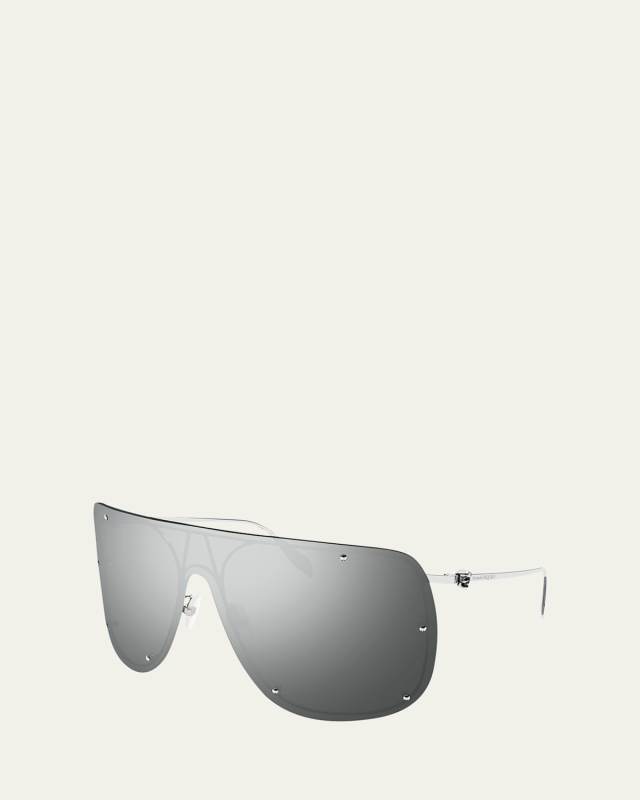 Studded Skull Shield Sunglasses